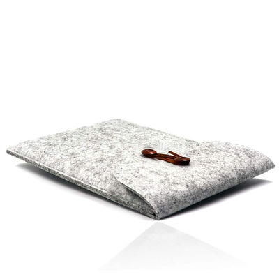 Grey 15 Inch Laptop Sleeve Felt Tablet Slim Envelope Case For MacBook Pro